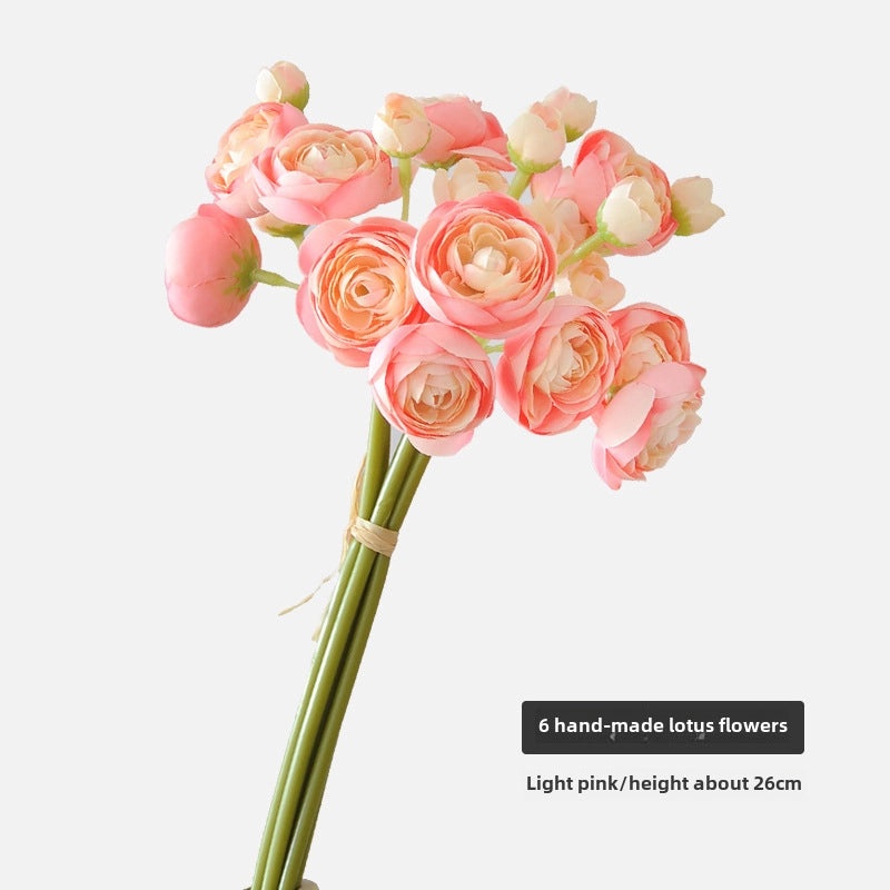 Mini Hand-tied Artificial Flower Bouquet Wedding Bridesmaid Photography Props Home Decor|Wedding Accessories