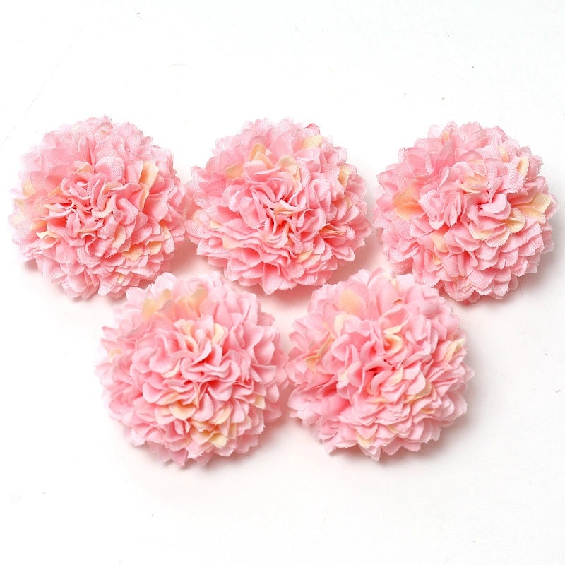 Pink Handmade Artificial Flower Hair Accessories for Wedding Photography DIY Decoration|Wedding Accessories