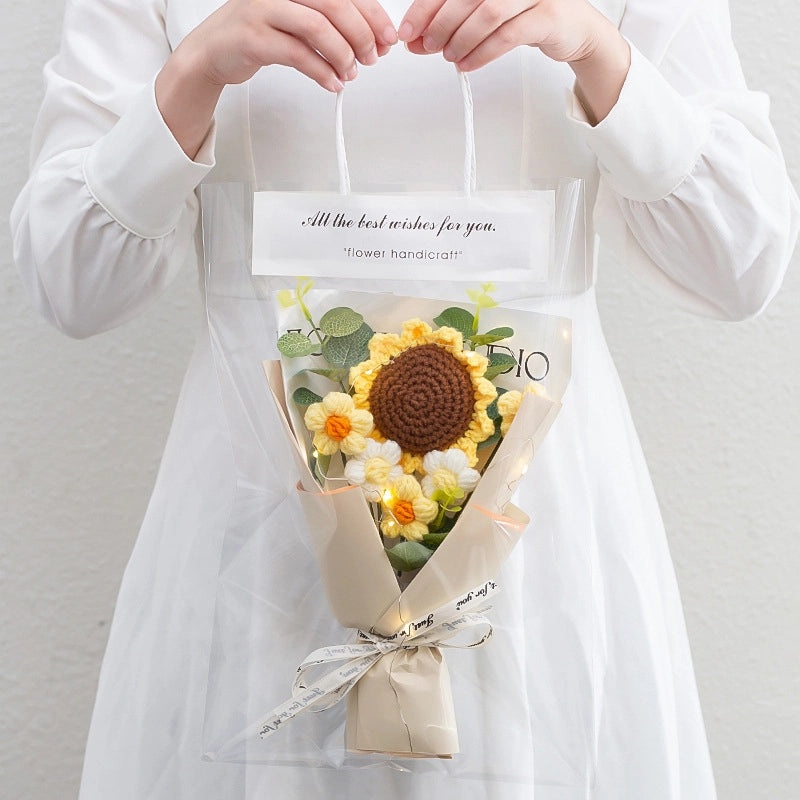 Simple Elegant Fabric Flower Bouquet|Home Decor Artificial Flowers