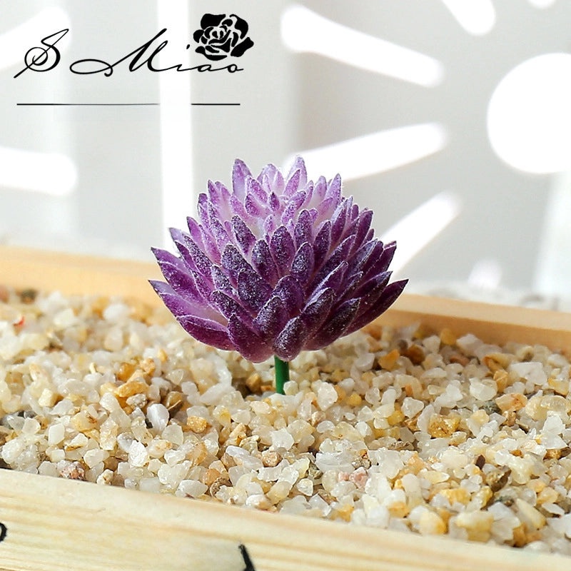 Jigwa Lotus Artificial Succulent Plant Wall Decor DIY Creative Supplies Factory Direct|Home & Garden Decorations