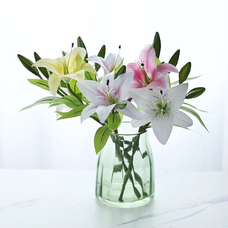 Elegant Romantic Floral Pixel Pattern Cloth Fake Flowers|Home Decor Artificial Flowers