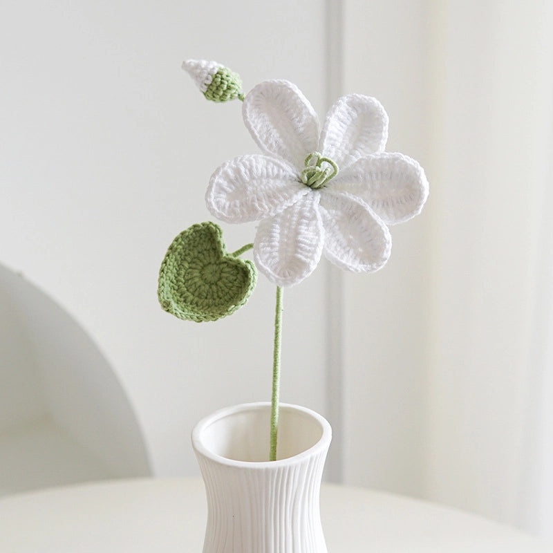 Delicate Floral Yarn Fake Plants Decorative Artificial Flowers for Home Decor|Home & Garden Artificial Plants