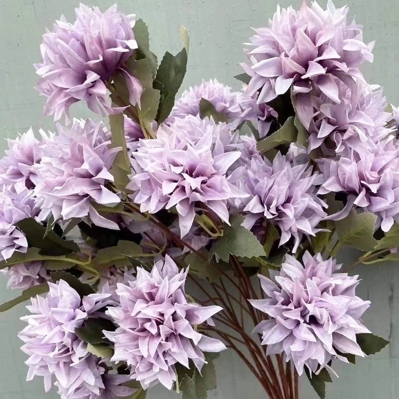 20 Pieces Artificial Silk Flowers Pastoral Style Decorative Floral Arrangement|Home Decor Artificial Flowers