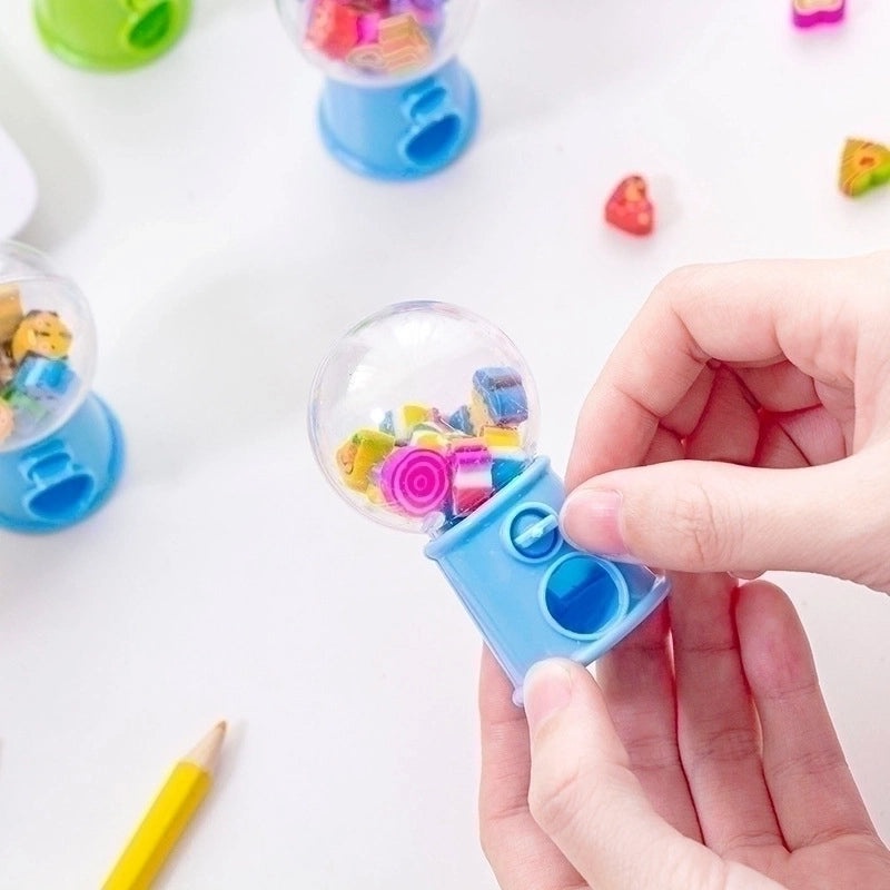 Creative Gashapon Capsule Toy Eraser Set for Students | School Supplies
