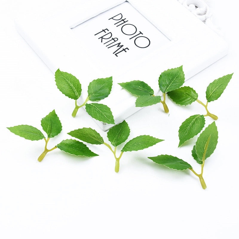 Pastoral Leaf Artificial Plants with PVC Imitation Flowers|Home Decor Artificial Plants