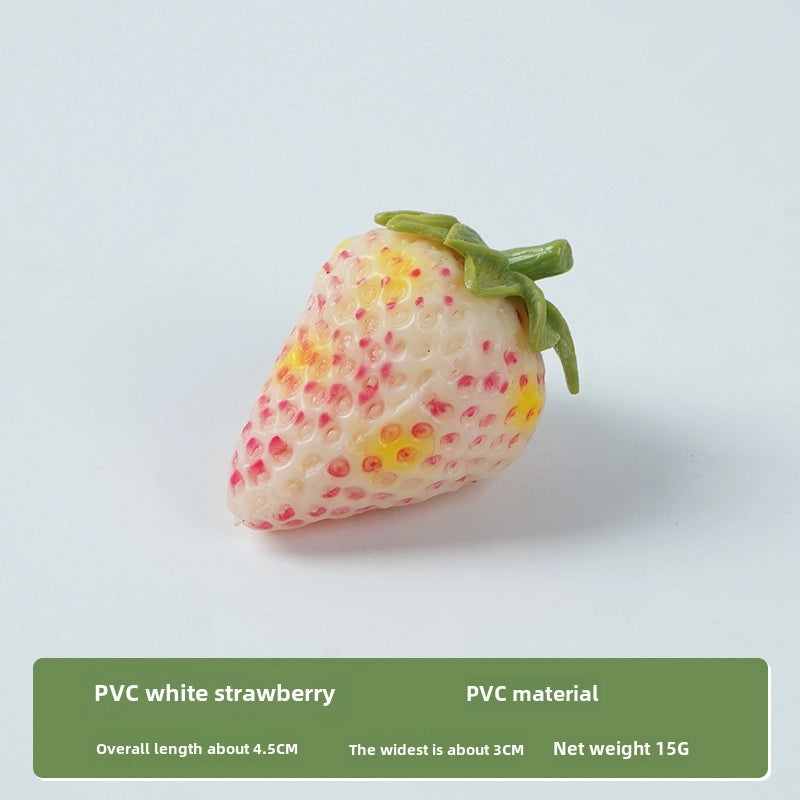 Realistic Plastic Strawberry Decoration | Artificial Fruit Props for Window Display and Photography | Home Decor Accessories | Fake Fruit Models 