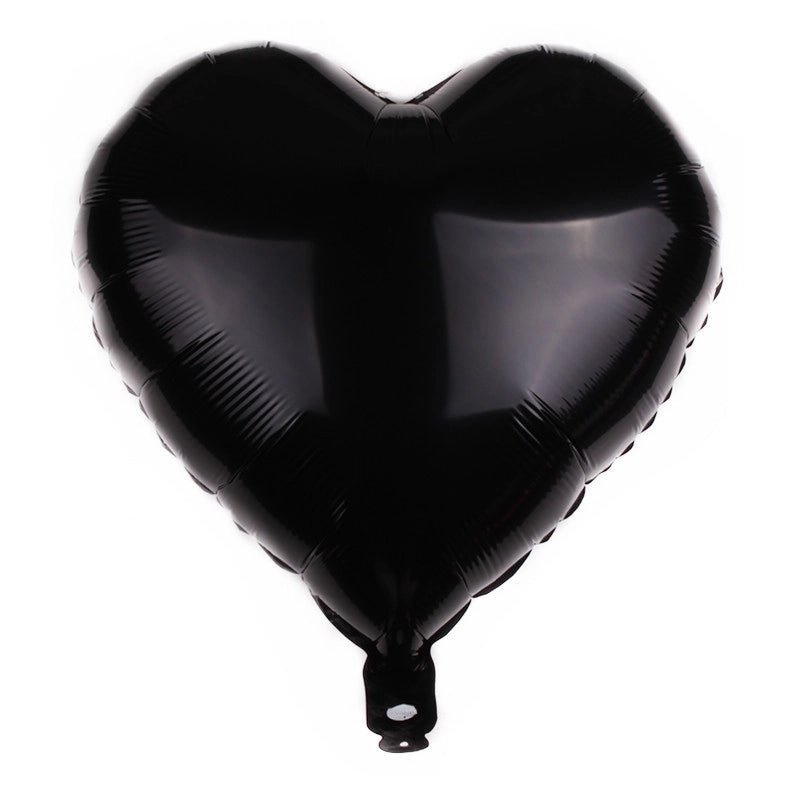 50 Pack Valentine's Day Heart-Shaped Aluminum Foil Balloons for Party Decor|Party Supplies