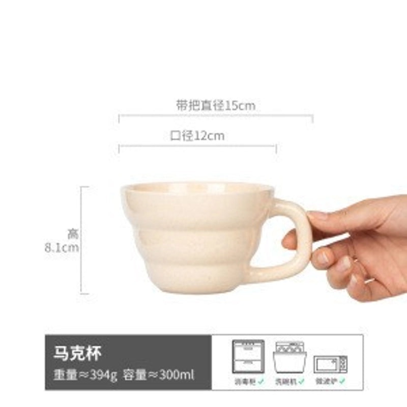 Vintage Floral Ceramic Coffee Mug 1 Pc|Home & Kitchen > Drinkware > Mugs