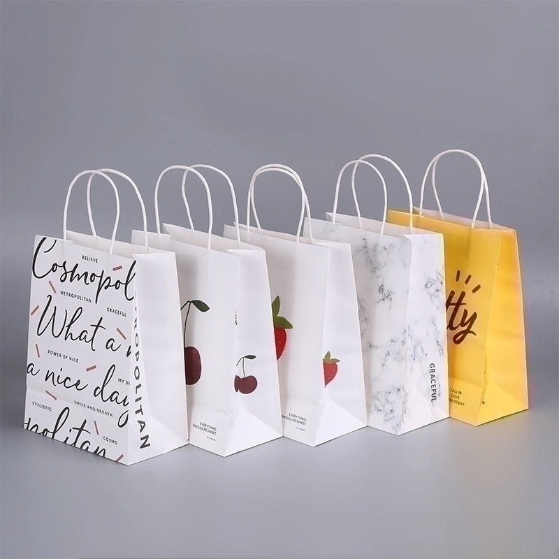 10 Pack Solid Color Paper Gift Bags for Party Favors|Party Supplies