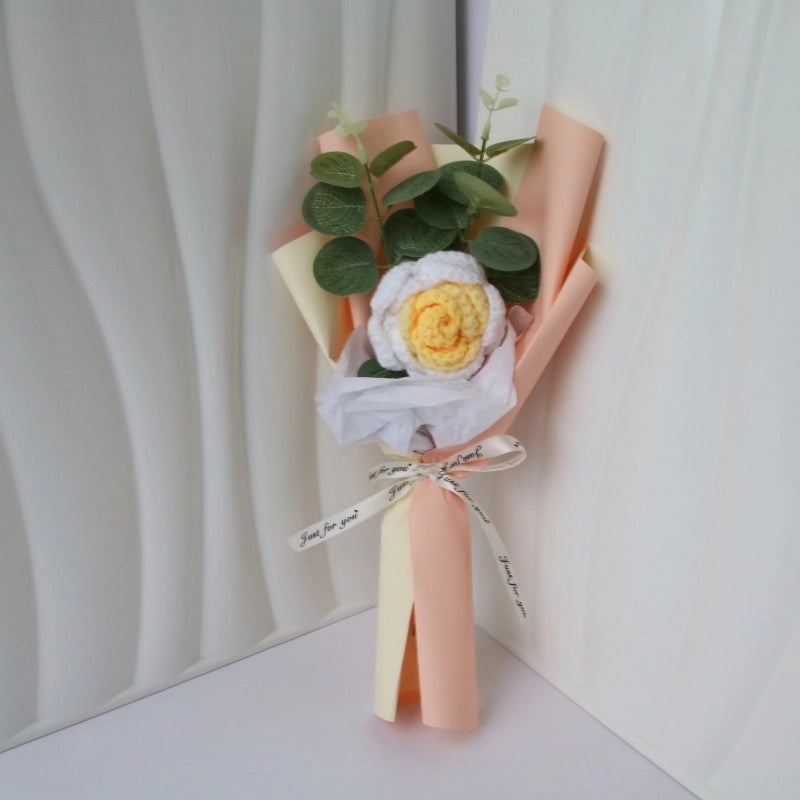 Simple Elegant Fabric Flower Bouquet|Home Decor Artificial Flowers