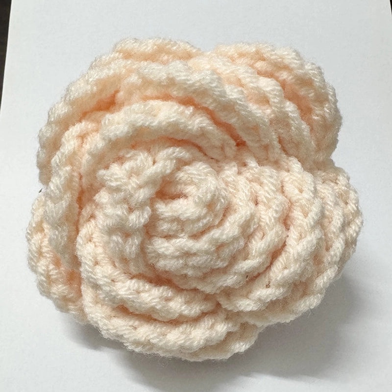 Minimalist Sunflower Heart-Shaped Rose Yarn Artificial Flowers|Home Decor Artificial Flowers