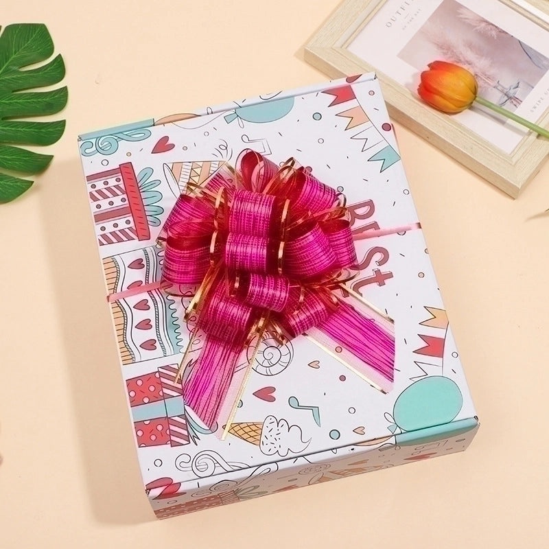 Colorful Flower Plastic Ribbons for Holiday Party Gift Wrapping | Gift Wrapping Supplies