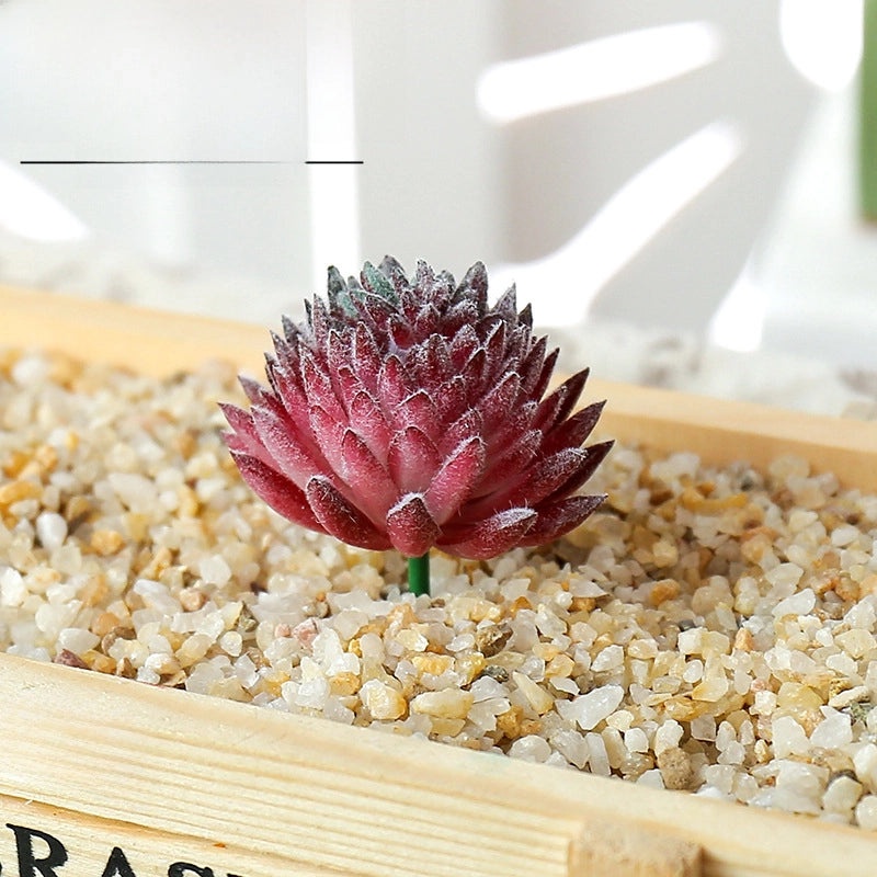 Jigwa Lotus Artificial Succulent Plant Wall Decor DIY Creative Supplies Factory Direct|Home & Garden Decorations