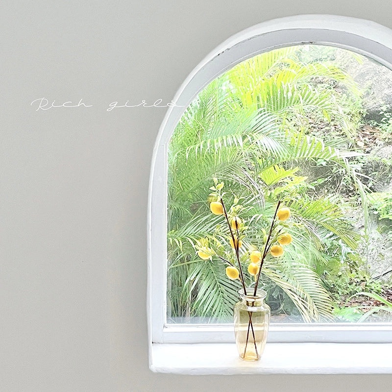 Artificial Lemon Fruit Tree Decor for Home Living Room Fake Flower Photo Props for Clothing Store|Home Decoration