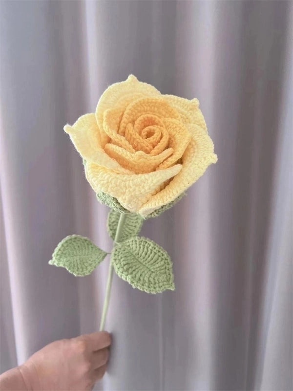 Elegant Lady Flower Yarn Artificial Blooms|Home Decor Artificial Flowers