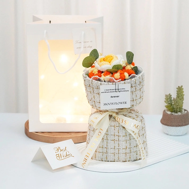 Charming Floral Fabric Artificial Flowers Bouquet|Home Decor Artificial Flowers