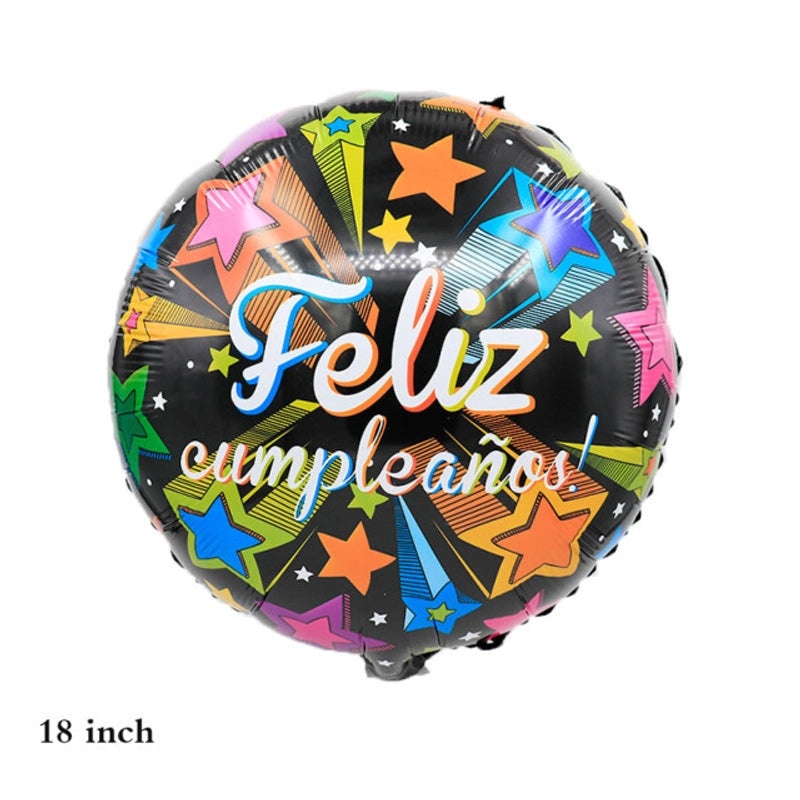 50 Pieces Birthday Party Balloons Aluminum Foil Letter Star Heart Shapes | Party Supplies Balloons|生日派对气球