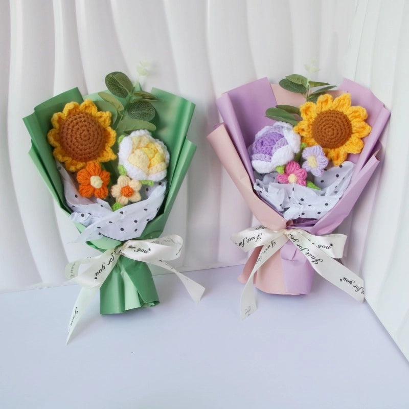 Simple Elegant Fabric Flower Bouquet|Home Decor Artificial Flowers