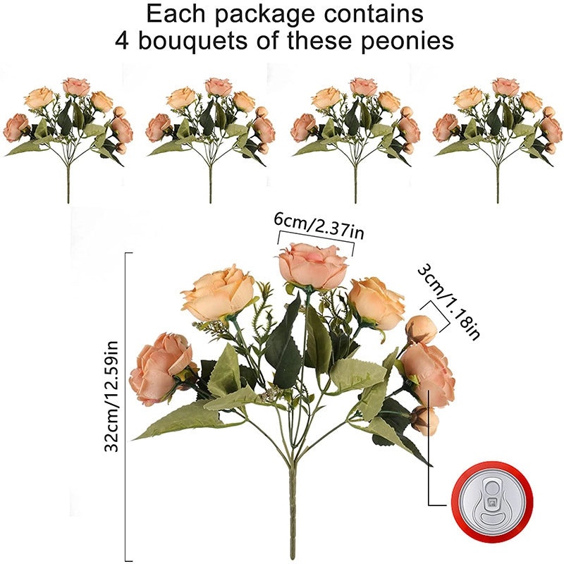 Pastoral Style Artificial Silk Flowers for Home Decor|Home & Garden Decorations