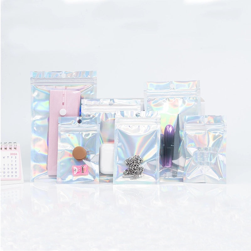 100 Pieces Simple Solid Color Plastic Storage Bags for Organization|Storage & Organization