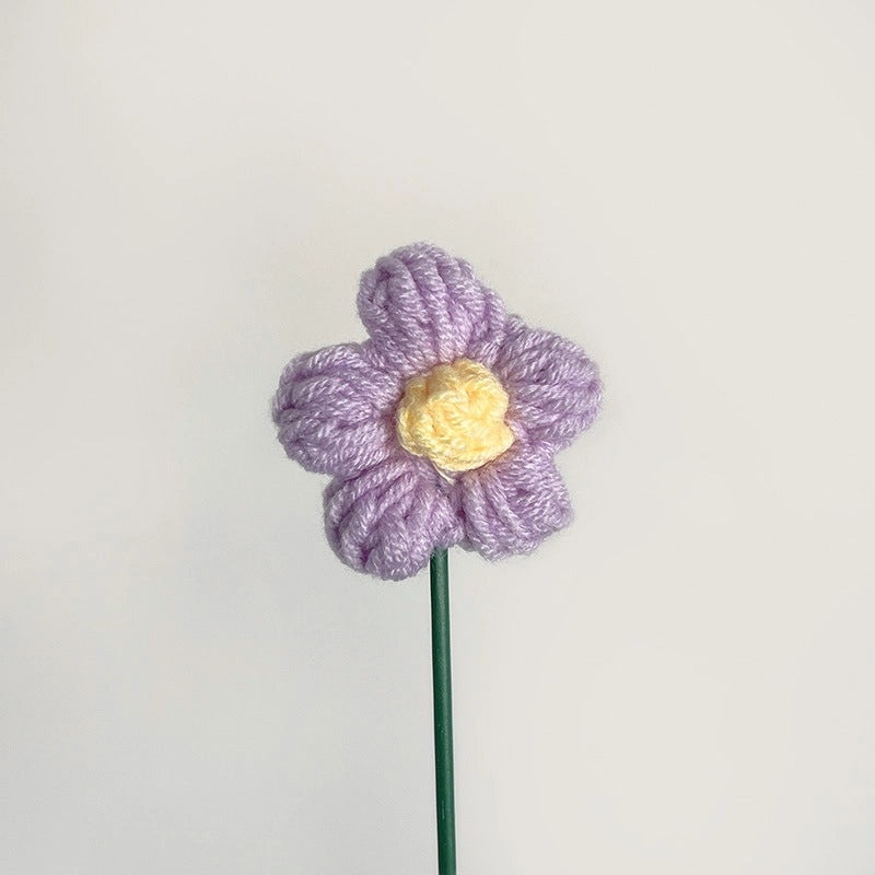 Charming Handmade Flower Yarn Artificial Blooms for Home Decor|Artificial Flowers