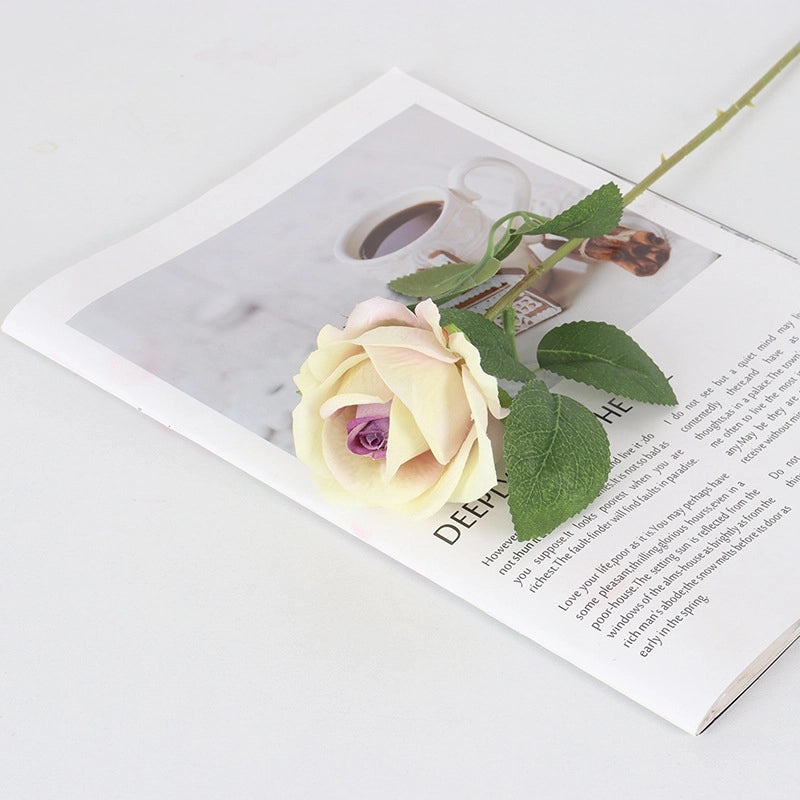 Velvet Pearl Rose Wall Decor for Home Hotel Wedding Valentine's Day | Home Decor & Wall Art