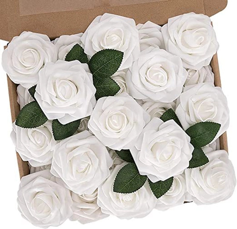 Chic Floral Plastic Artificial Flowers for Women|Home Decor & Artificial Flowers