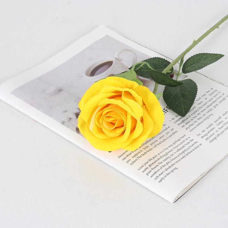 Velvet Pearl Rose Wall Decor for Home Hotel Wedding Valentine's Day | Home Decor & Wall Art