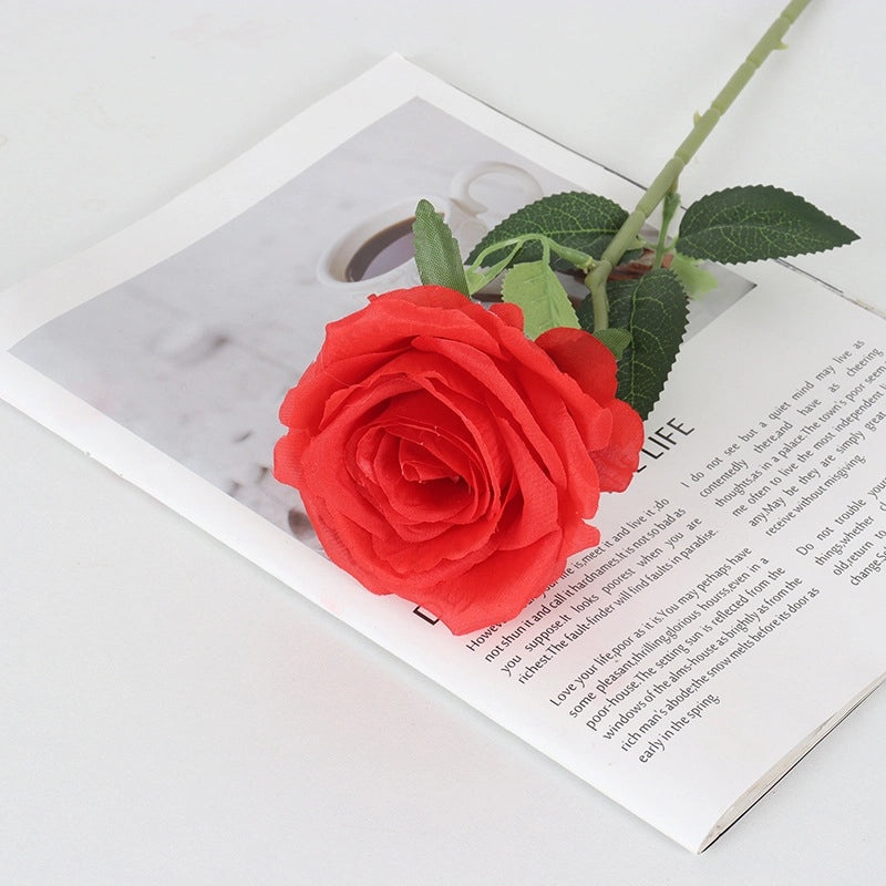 Velvet Pearl Rose Wall Decor for Home Hotel Wedding Valentine's Day | Home Decor & Wall Art