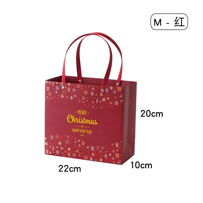 Christmas Casual Letter Design Party Gift Bags | Gift Wrapping Supplies