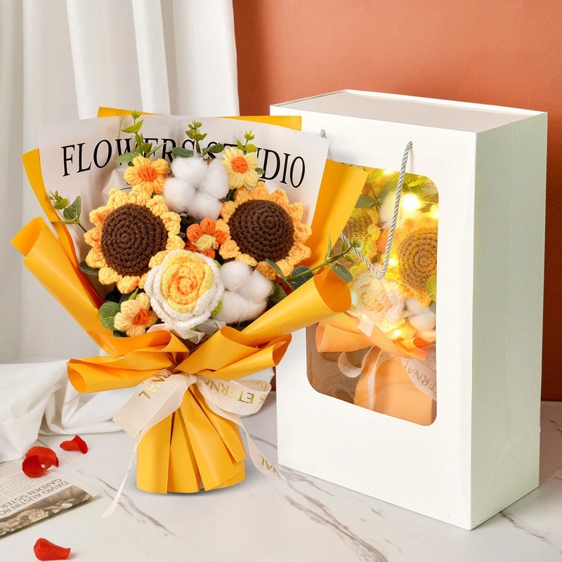 Simple Elegant Fabric Flower Bouquet|Home Decor Artificial Flowers