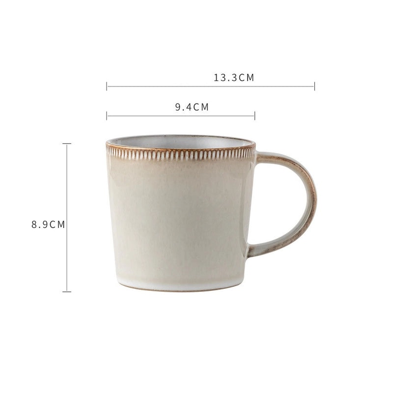 Vintage Floral Ceramic Coffee Mug 1 Pc|Home & Kitchen > Drinkware > Mugs