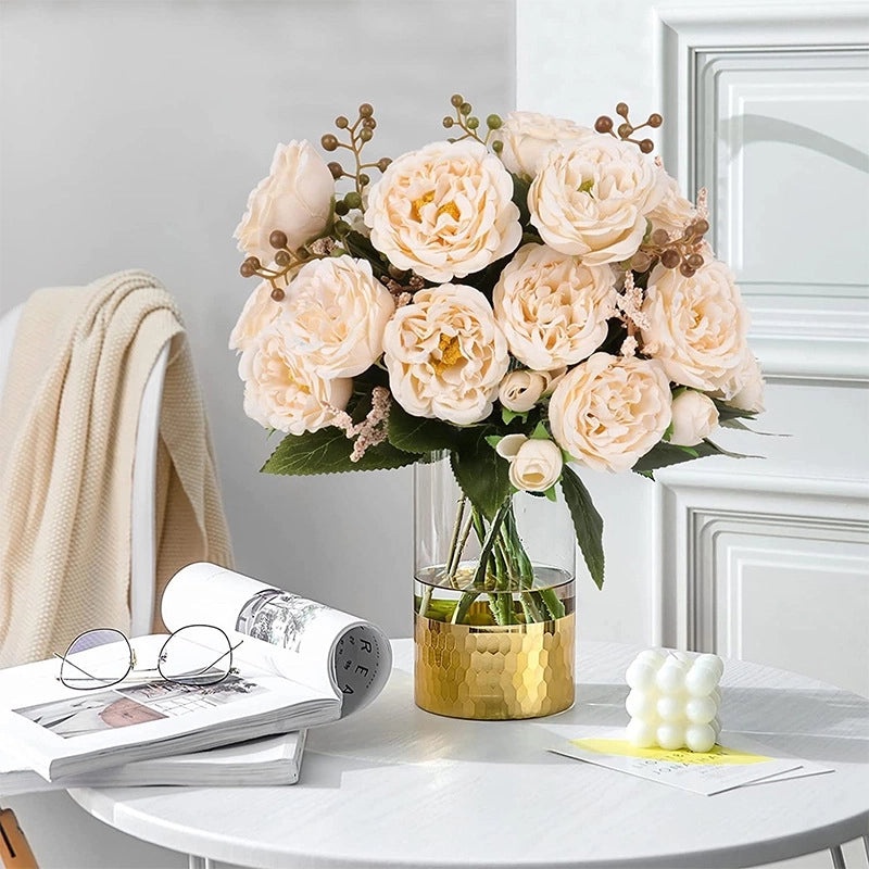 Pastoral Style Artificial Silk Flowers for Home Decor|Home & Garden Decorations