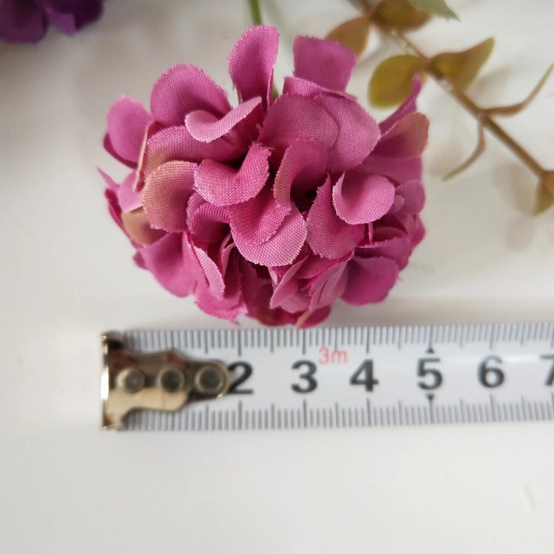 Artificial Flower Oil Painting Hydrangea, Chrysanthemum, Green Plant, Small Handle Fake Flower for Wedding Decoration|Home Decor