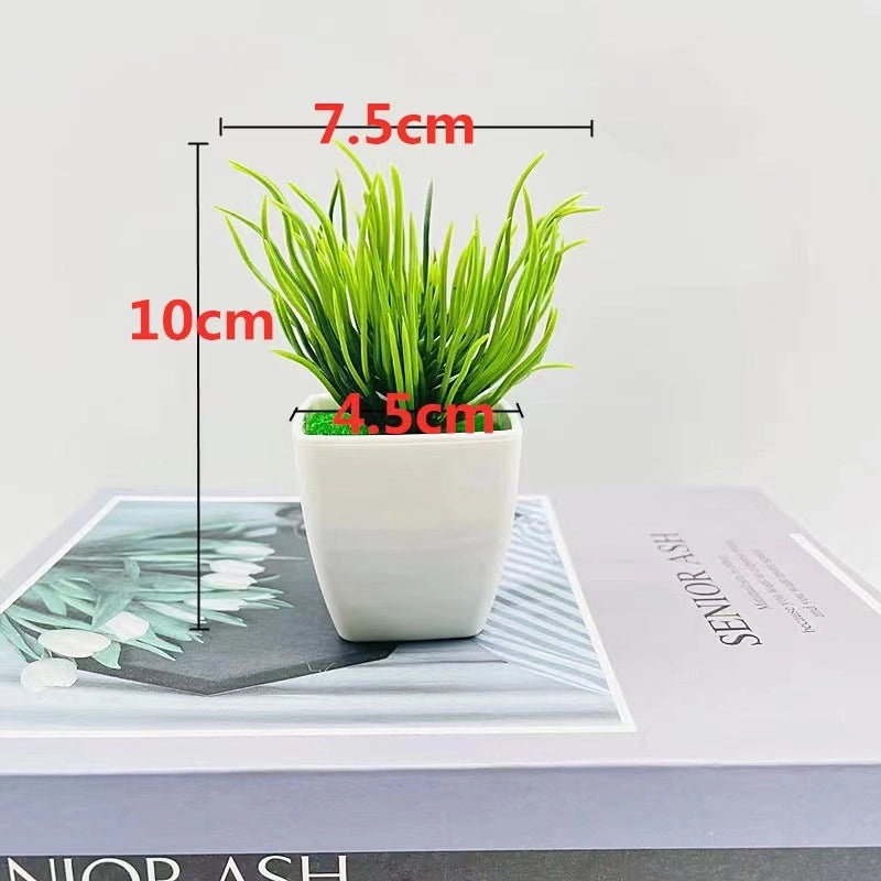 Artificial Succulent Aloe Plant Desktop Decoration Small Green Radish Pot|Home Decor