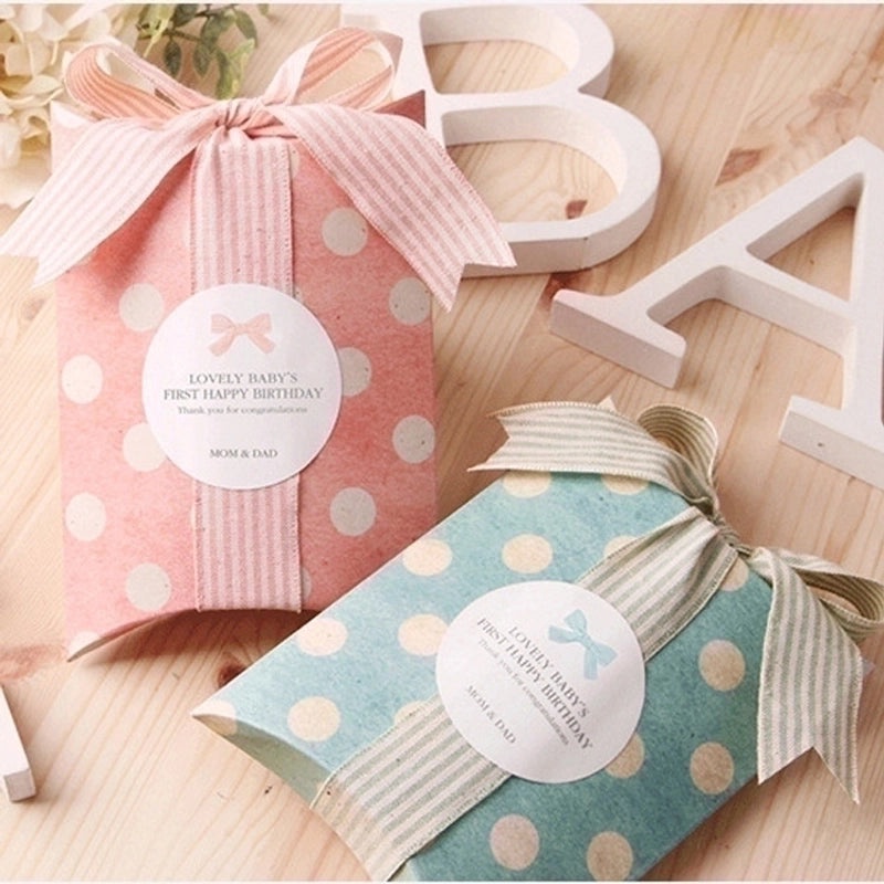 Retro Small Candy Pillow Jewelry Box Creative Folding Carton Packaging|Jewelry Packaging