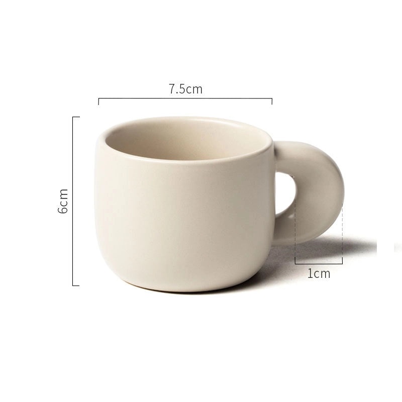 Elegant Solid Color Ceramic Mug for Everyday Use|Home & Kitchen Drinkware
