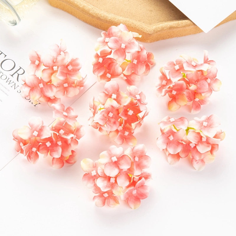 Elegant Pastoral Hydrangea Silk Flowers Artificial Plants for Home Decor|Artificial Flowers