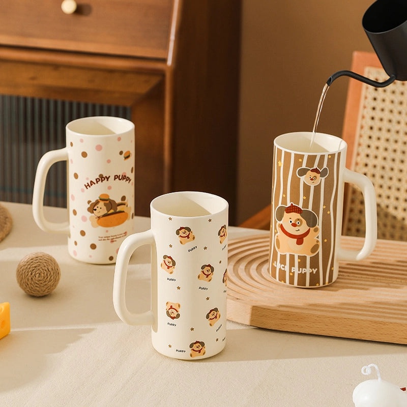 Adorable Cartoon Ceramic Coffee Mug 1 Piece|Home & Kitchen Mugs