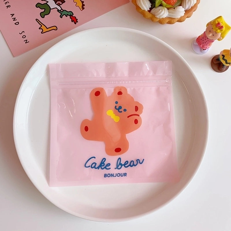 Adorable Bear Snack Pouch for Biscuits and Candy | Food Storage Bags