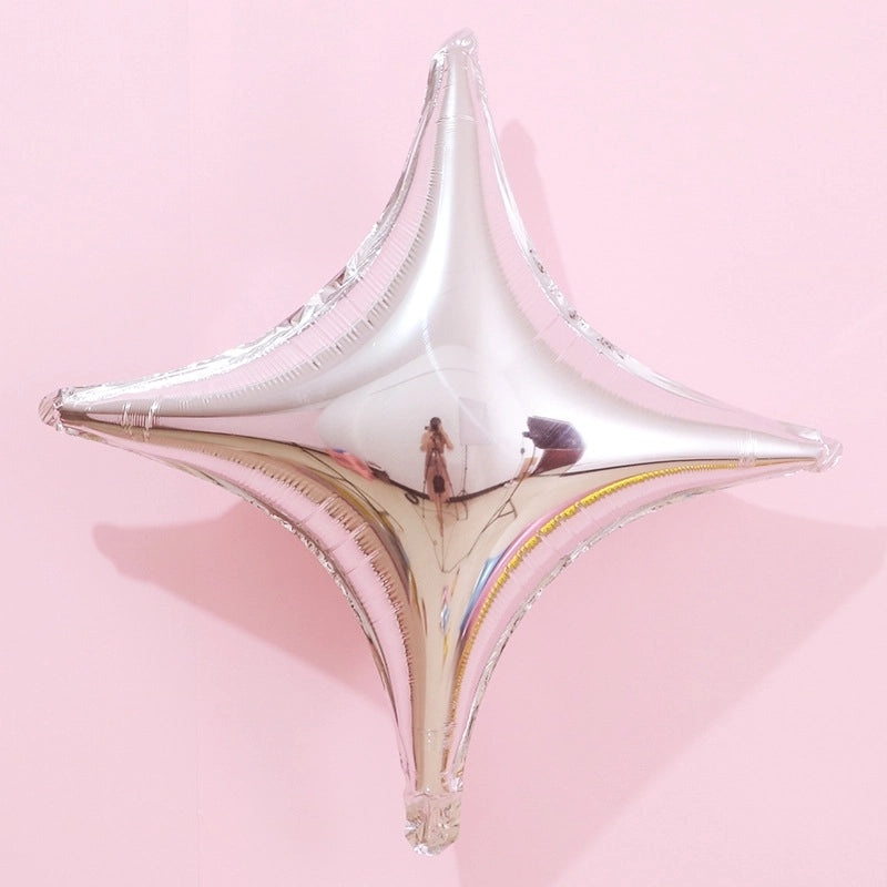 50 Star-Shaped Aluminum Foil Balloons for Birthday Party Decorations | Party Supplies & Balloons
