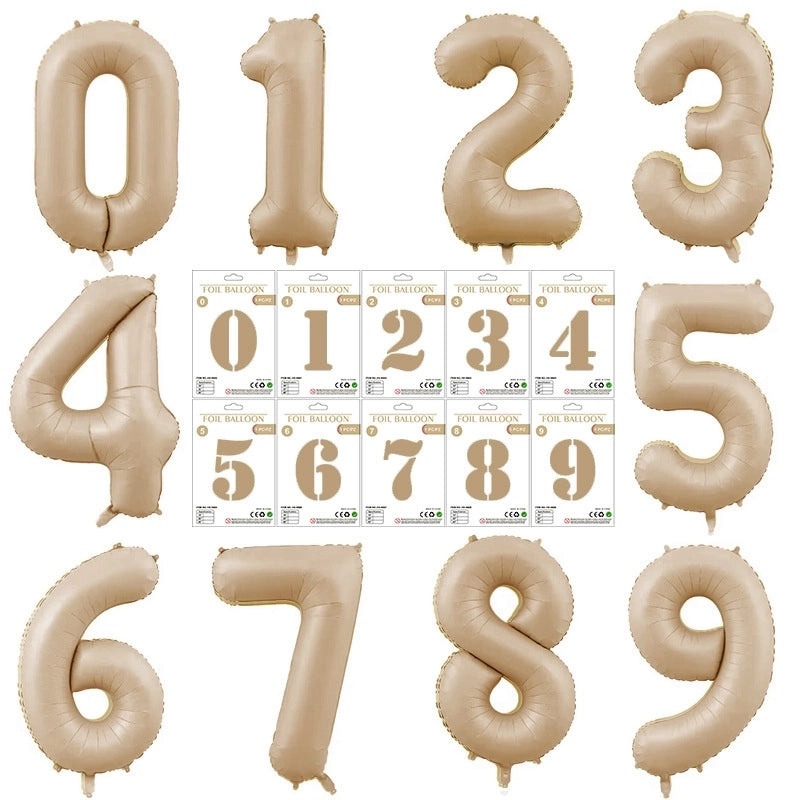 Personalized Birthday Number Balloons Aluminum Foil Party Decorations|Party Supplies Balloons