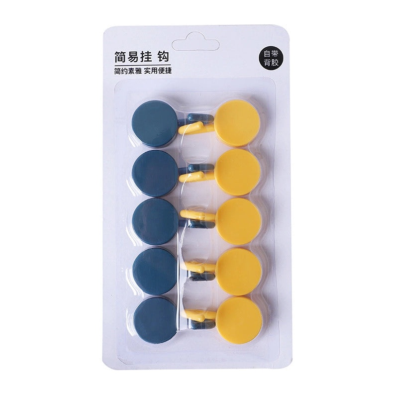 Stylish Solid Color Plastic Hook - Single Piece | Accessories & Jewelry Tools