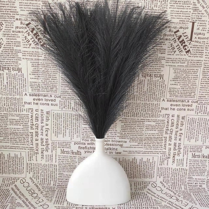 Nordic Style Artificial Flowers with Reed and Raw Silk Texture|Home Decor Artificial Plants