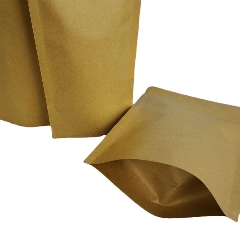 Minimalist Solid Color Kraft Paper Storage Bag for Home Organization|Storage & Organization