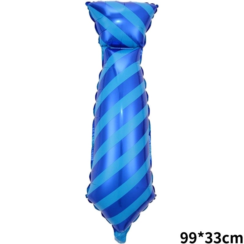 50 Pack Heart Shaped Bow Knot Aluminum Foil Balloons for Father's Day Party Decoration|Party Supplies Balloons