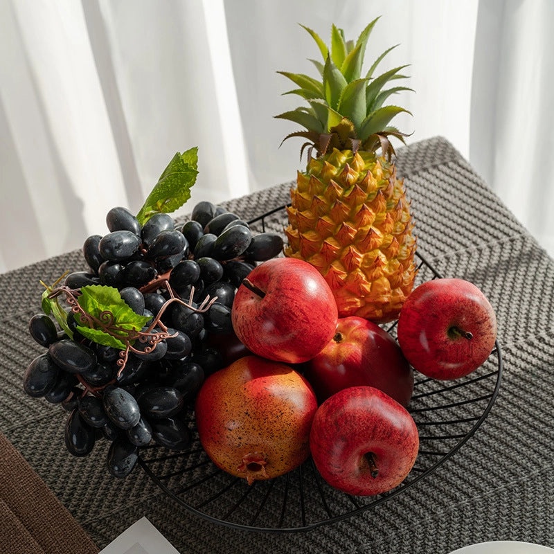 Realistic Fake Fruit Set Apple Grape Banana for Home Decor Exhibition Hotel Display Teaching Photography Props|Home Decor