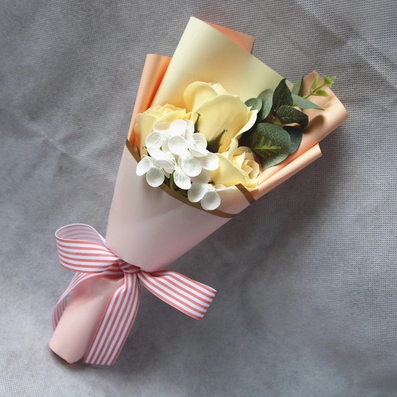 Minimalist Classic Flower Soap Artificial Flowers for Home Decor|Home & Garden > Home Decor > Artificial Flowers
