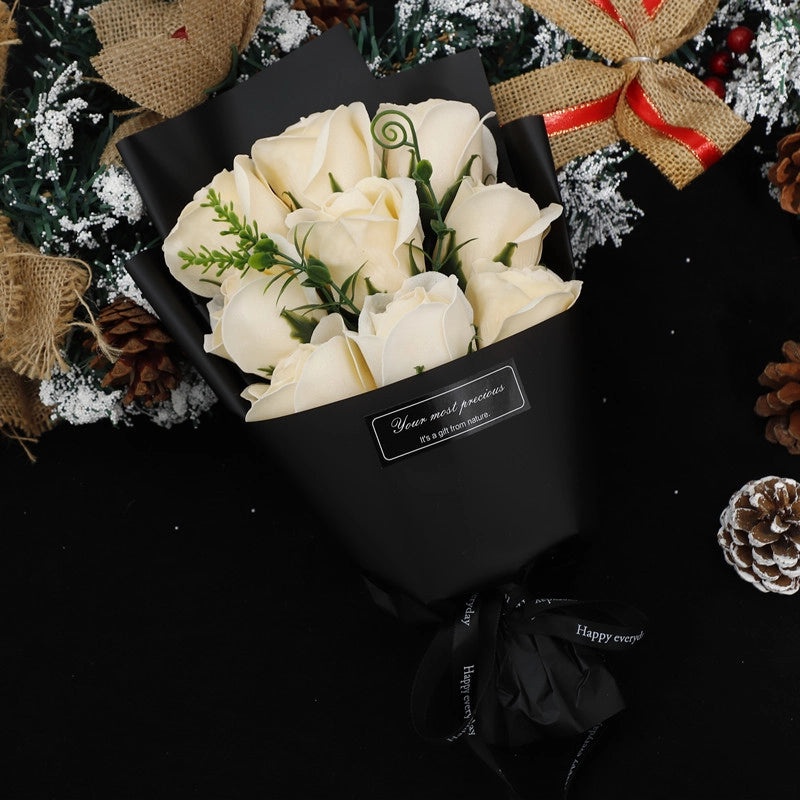 Elegant Floral Soap Flowers for Christmas and Thanksgiving|Home Decor & Gifts