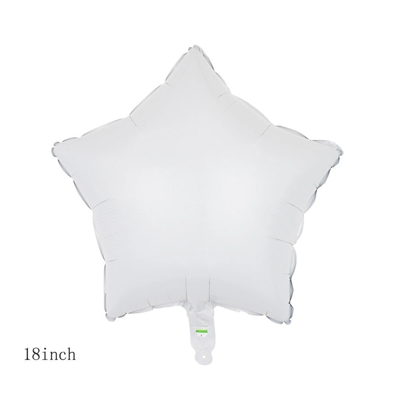Birthday Star and Heart Shaped Aluminum Foil Balloons for Party Decorations|Party Supplies Balloons
